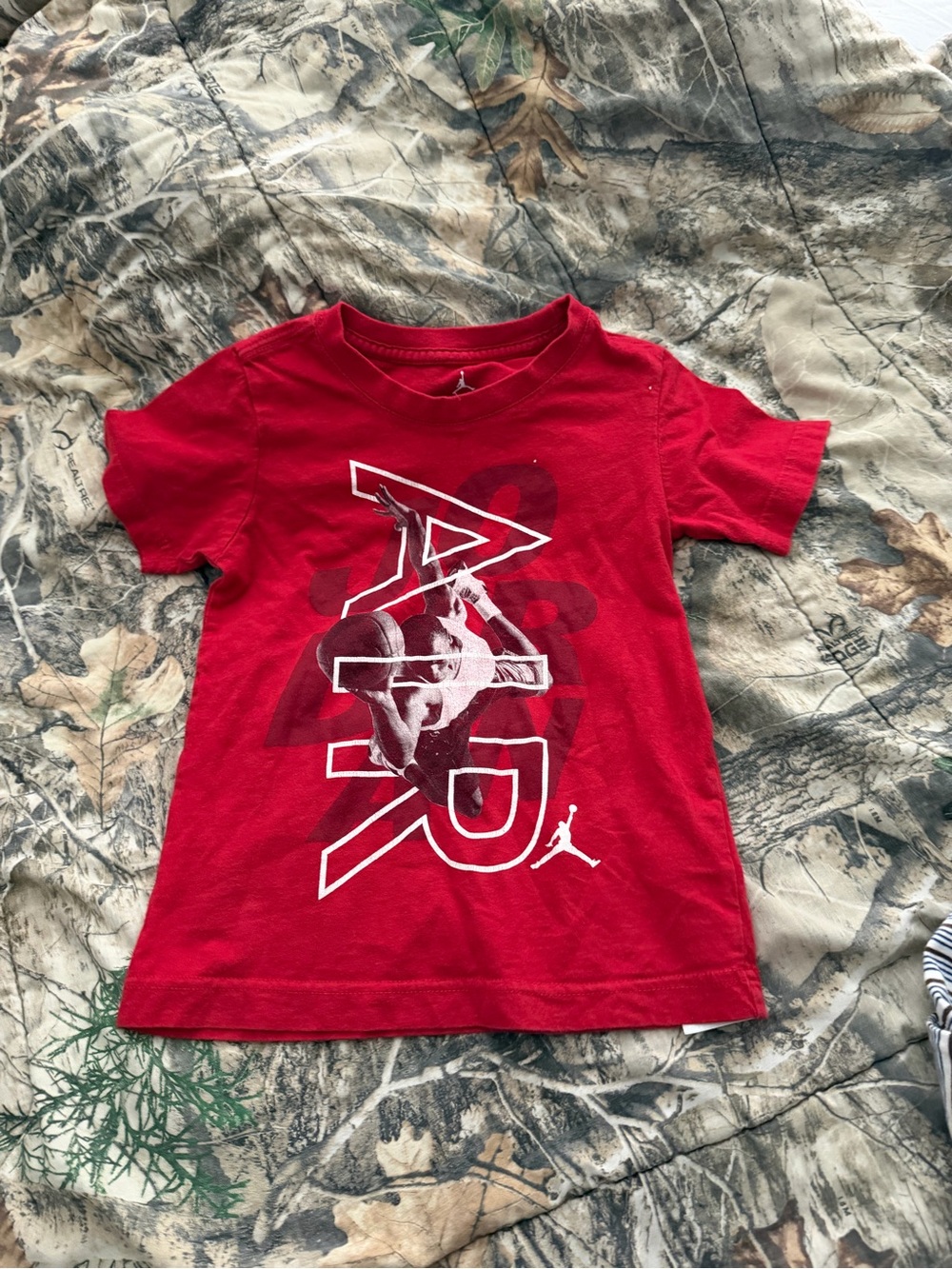 Jordan Red Kids' Graphic Air T-Shirt